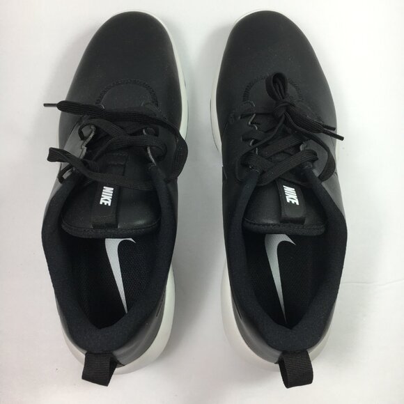 Nike Men's Roshe G Tour Leather Golf Cleats AR5580-001 Black Size 9.5 - Picture 5 of 6